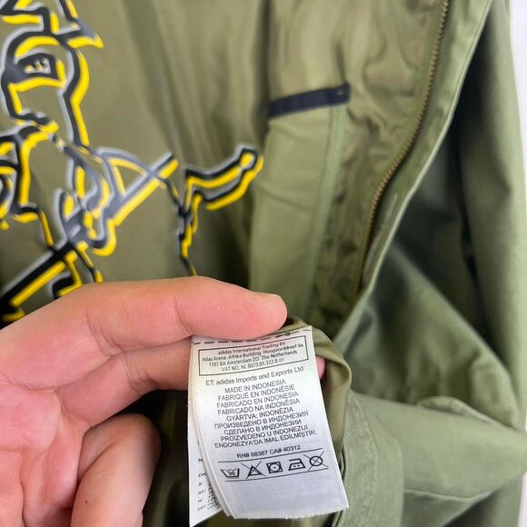 Adidas x Mark Gonzales 83G Military Jacket Olive Green Size L - Picture 7 of 7